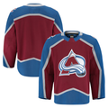 Yuxns C.Avalanche Burgundy Home Authentic Pro Jerseys