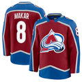 Yuxns C.Avalanche #8 Cale Makar Burgundy Home Premium Jerseys