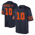 Yuxns C.Bears #10 Luther Burden III Player Navy Blue Alternate Game Stitched Jerseys