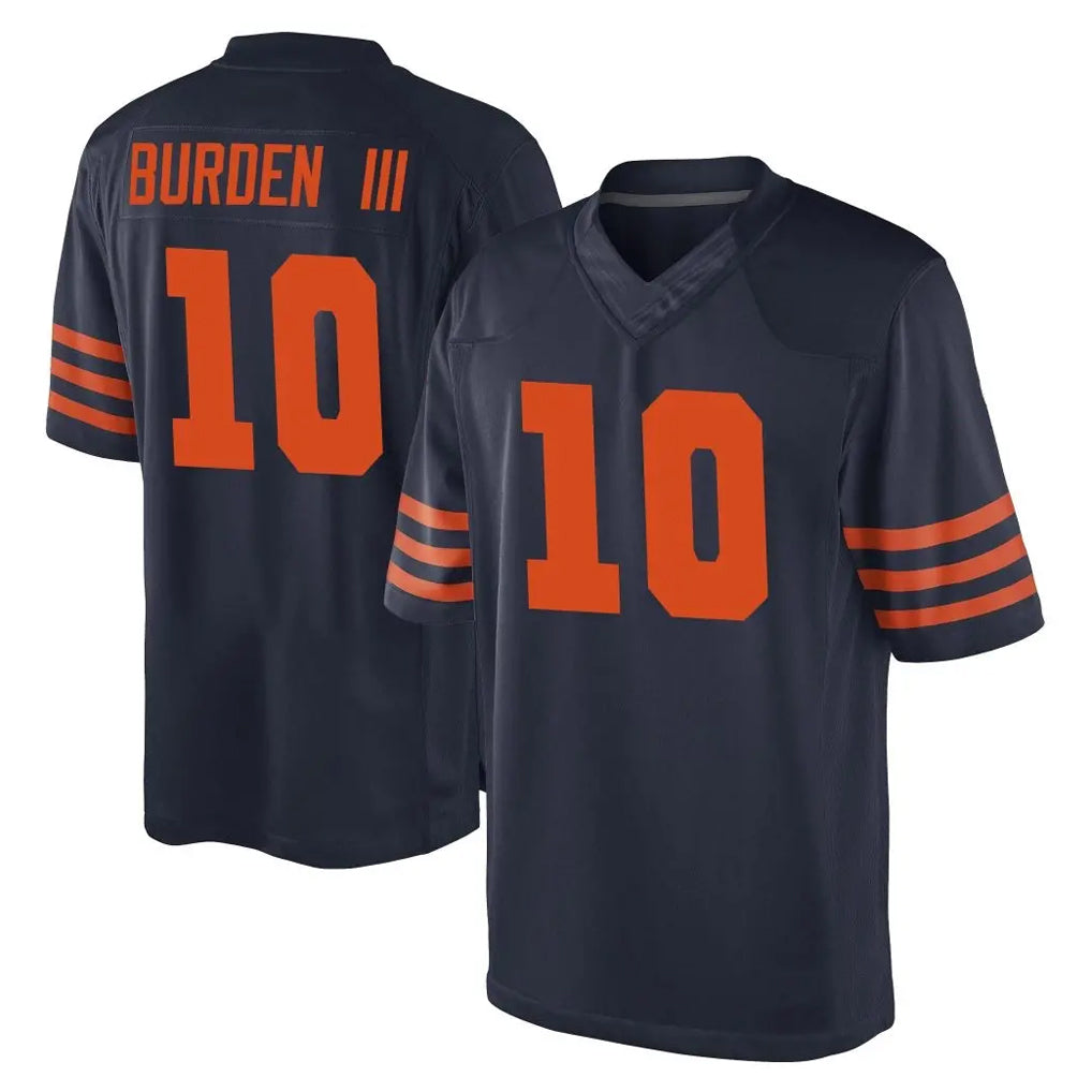 Yuxns C.Bears #10 Luther Burden III Player Navy Blue Alternate Game Stitched Jerseys