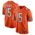 Yuxns C.Bears #15 Rome Odunze Orange Player Game Stitched Jerseys