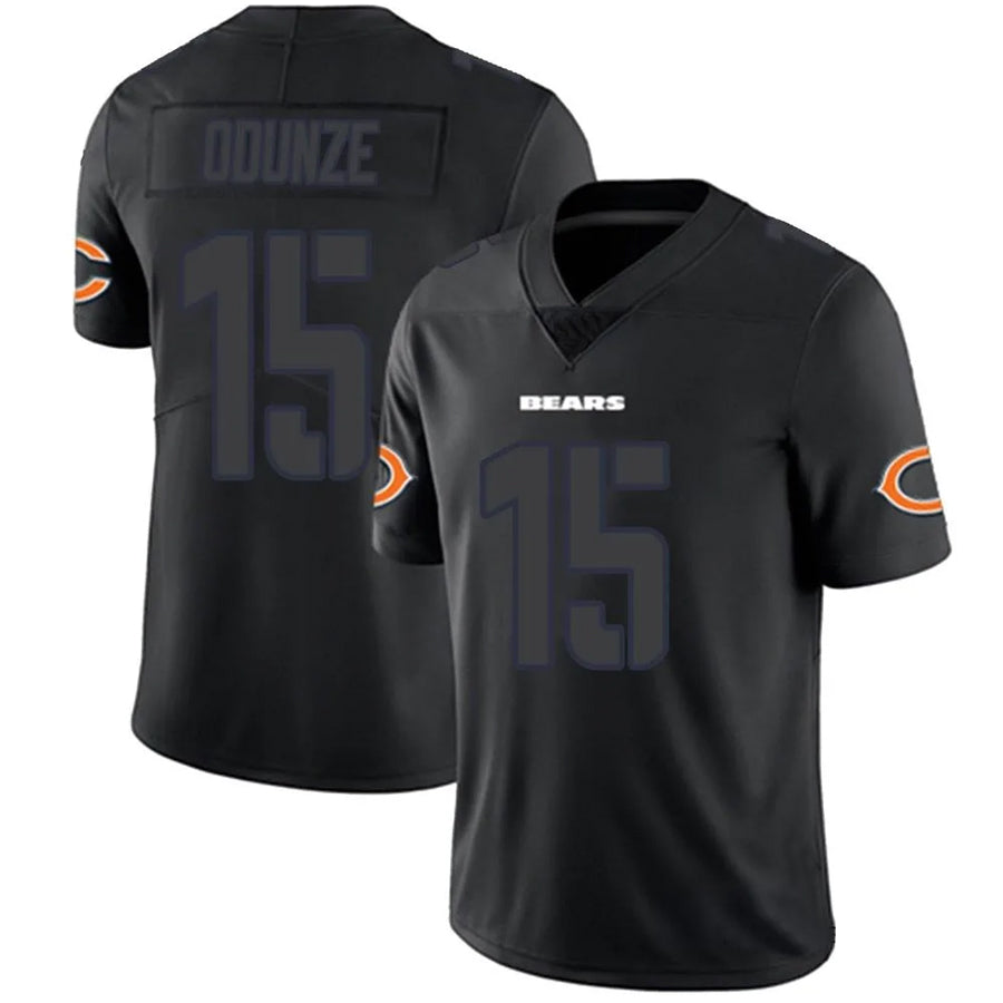 Yuxns C.Bears #15 Rome Odunze Player Legend Limited Black Game Stitched Jerseys