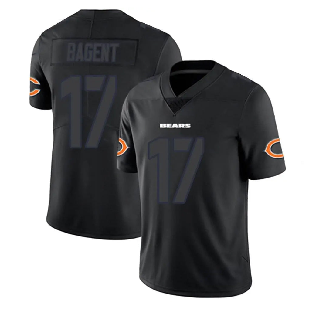 Yuxns C.Bears #17 Tyson Bagent Player Black Impact Limited Game Stitched Jerseys