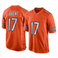 Yuxns C.Bears #17 Tyson Bagent Player Orange Home Game Stitched Jerseys