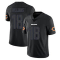 Yuxns C.Bears #18 Caleb Williams Player Black Impact Limited Game Stitched Jerseys