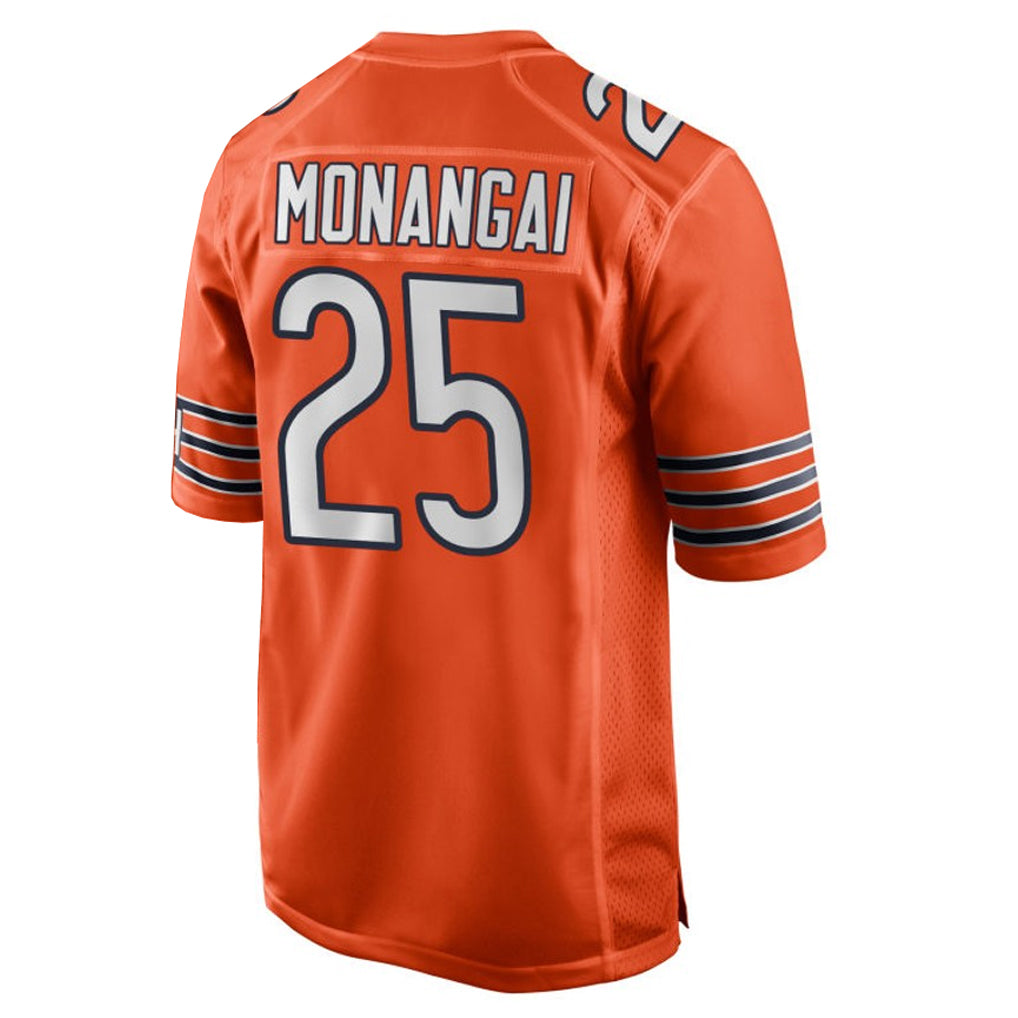 Yuxns C.Bears #25 Kyle Monangai Player Orange Home Game Stitched Jerseys