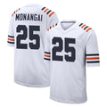 Yuxns C.Bears #25 Kyle Monangai Player White Classic Home Game Stitched Jerseys