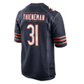 Yuxns C.Bears #31 Dillon Thieneman Player Navy Home Game Stitched Jerseys