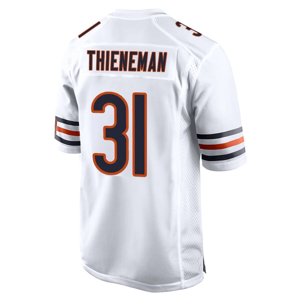 Yuxns C.Bears #31 Dillon Thieneman Player White Home Game Stitched Jerseys