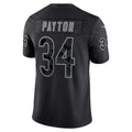Yuxns C.Bears #34 Walter Payton Player Black RFLCTV Limited Game Stitched Jerseys