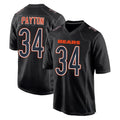 Yuxns C.Bears #34 Walter Payton Player Carbon Black Fashion Game Stitched Jerseys