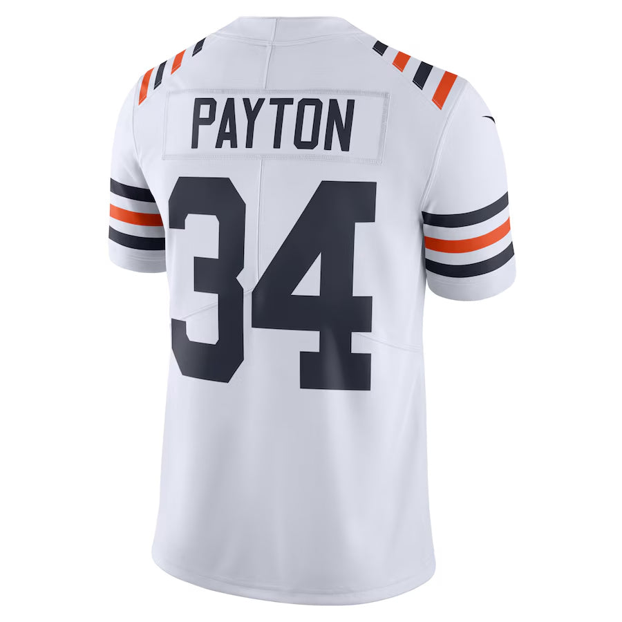 Yuxns C.Bears #34 Walter Payton Player White Alternate Classic Limited Game Stitched Jerseys