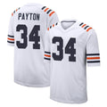 Yuxns C.Bears #34 Walter Payton Player White Classic Home Game Stitched Jerseys