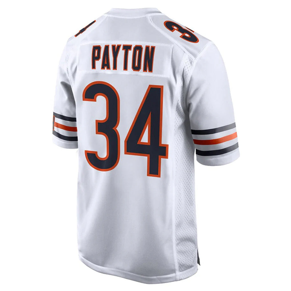 Yuxns C.Bears #34 Walter Payton Player White Home Game Stitched Jerseys