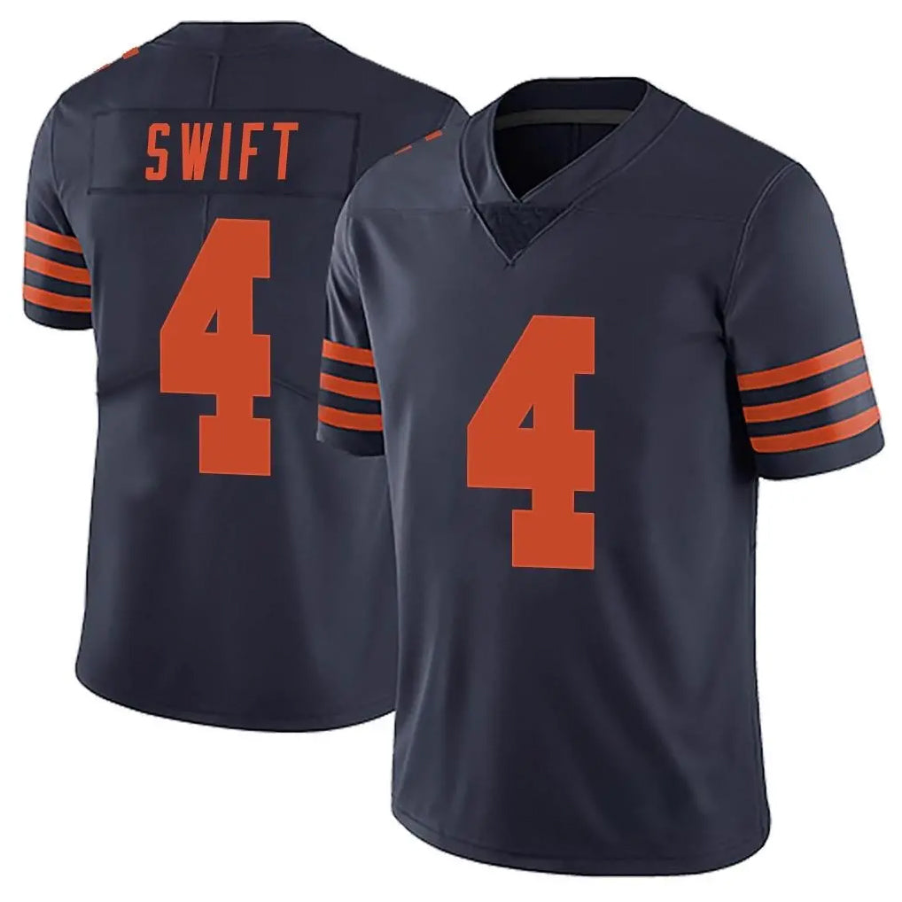 Yuxns C.Bears #4 D'Andre Swift Player Navy Blue Alternate Vapor Untouchable Limited Stitched Jerseys