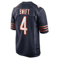 Yuxns C.Bears #4 D'Andre Swift Player Navy Home Game Stitched Jerseys