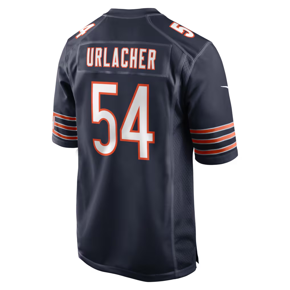 Yuxns C.Bears #54 Brian Urlacher Navy Game Retired Player Stitched Jerseys