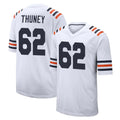 Yuxns C.Bears #62 Joe Thuney Player White Classic Home Game Stitched Jerseys
