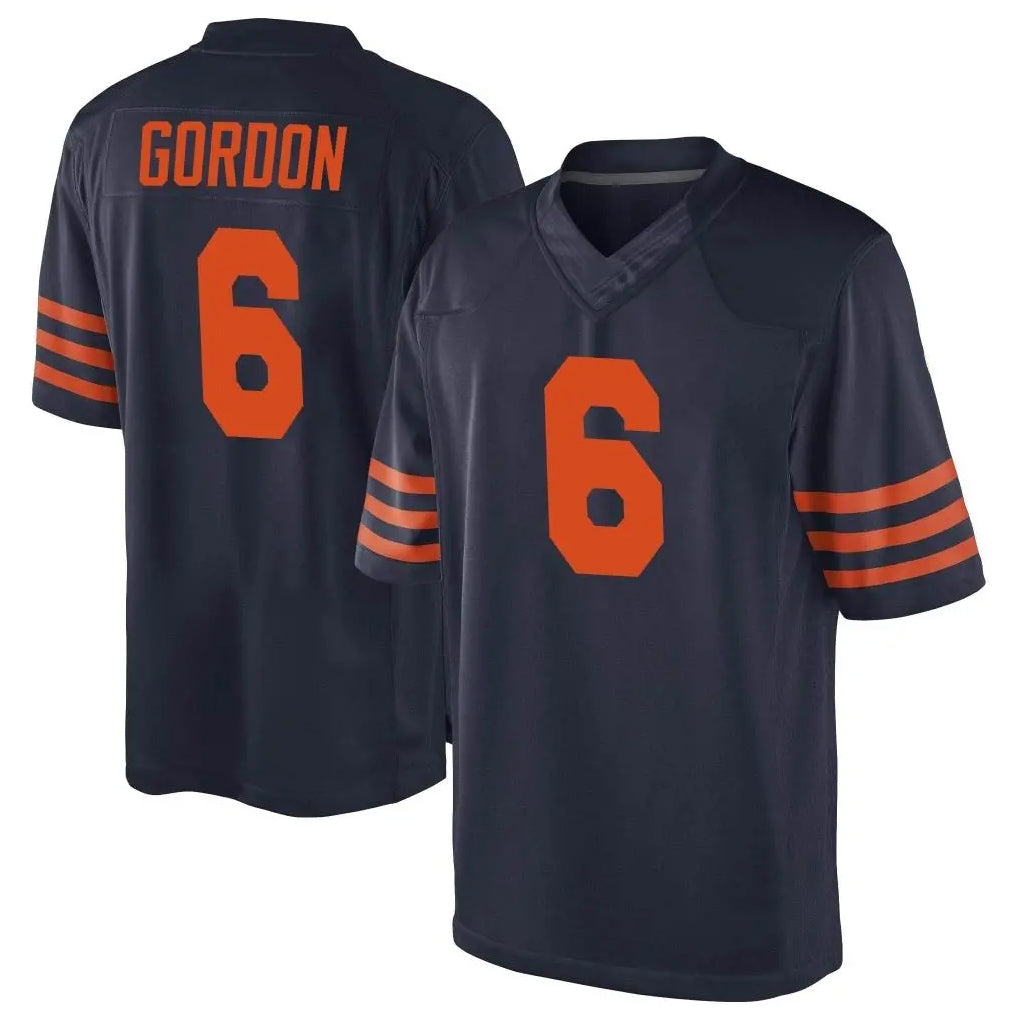 Yuxns C.Bears #6 Kyler Gordon Player Navy Blue Alternate Game Stitched Jerseys