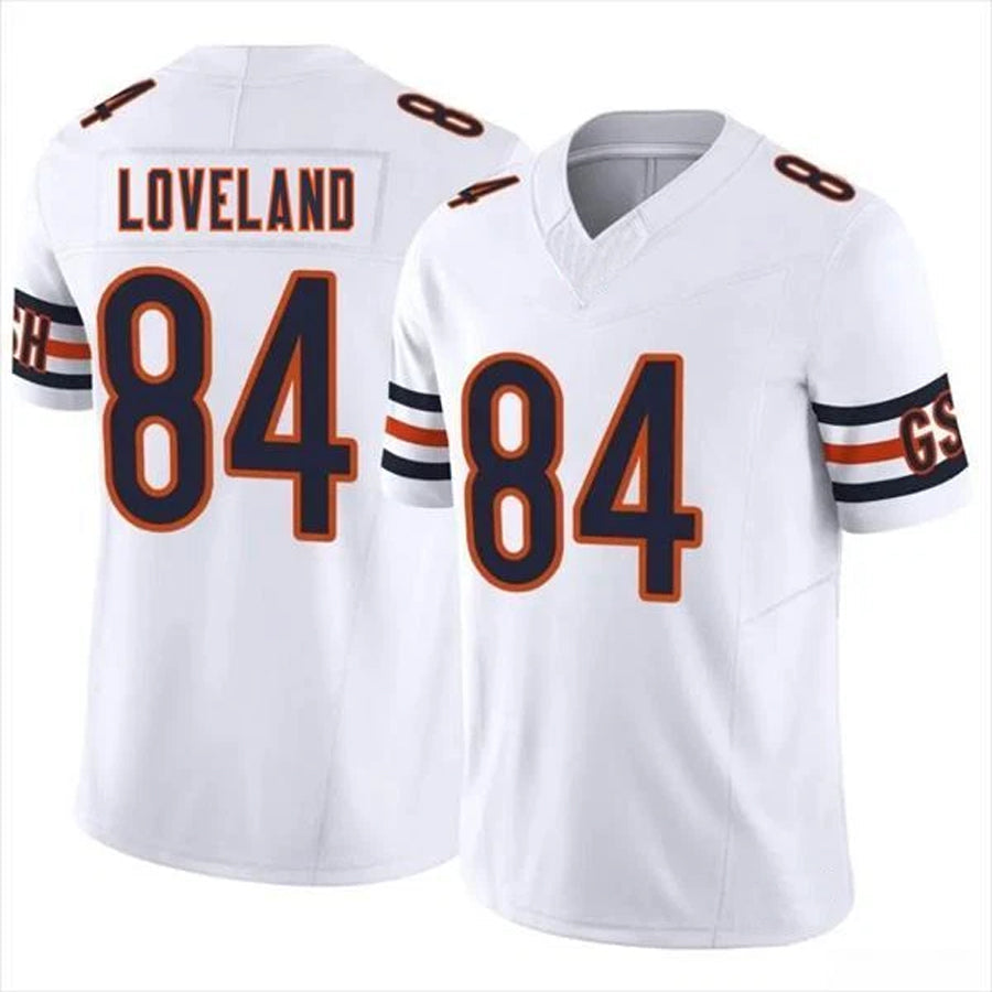 Yuxns C.Bears #84 Colston Loveland Player F.U.S.E. Limited White Game  Stitched Jerseys