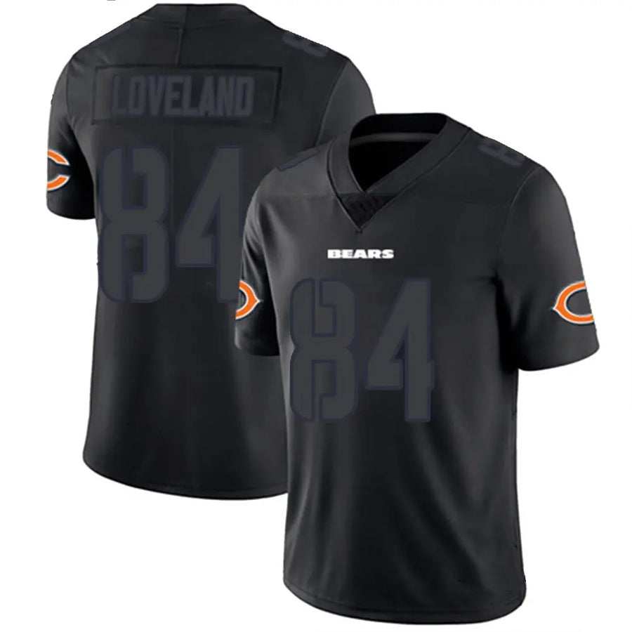 Yuxns C.Bears #84 Colston Loveland Player Limited Black Impact Stitched Jerseys