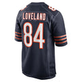 Yuxns C.Bears #84 Colston Loveland Player Navy Home Game Stitched Jerseys