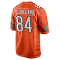 Yuxns C.Bears #84 Colston Loveland Player Orange Home Game Stitched Jerseys