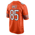 Yuxns C.Bears #85 Cole Kmet Player Orange Home Game Stitched Jerseys