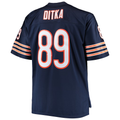 Yuxns C.Bears #89 Mike Ditka Mitchell & Ness Navy Big & Tall 1966 Retired Player Replica Stitched Jerseys