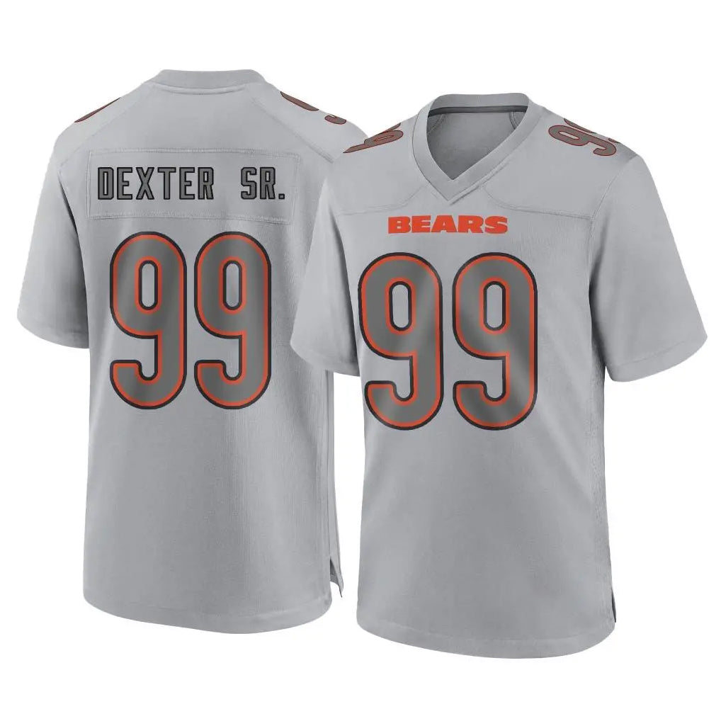 Yuxns C.Bears #99 Gervon Dexter Sr. Player Gray Atmosphere Fashion Game Stitched Jerseys