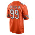 Yuxns C.Bears #99 Gervon Dexter Sr. Player Orange Home Game Stitched Jerseys