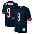 Yuxns C.Bears #9 Jim McMahon Player Navy Mitchell & Ness Navy Legacy Replica Stitched Jerseys