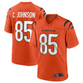 Yuxns C.Bengals #85 Chad Johnson Orange Retired Player Alternate Game Jersey American Stitched Jerseys