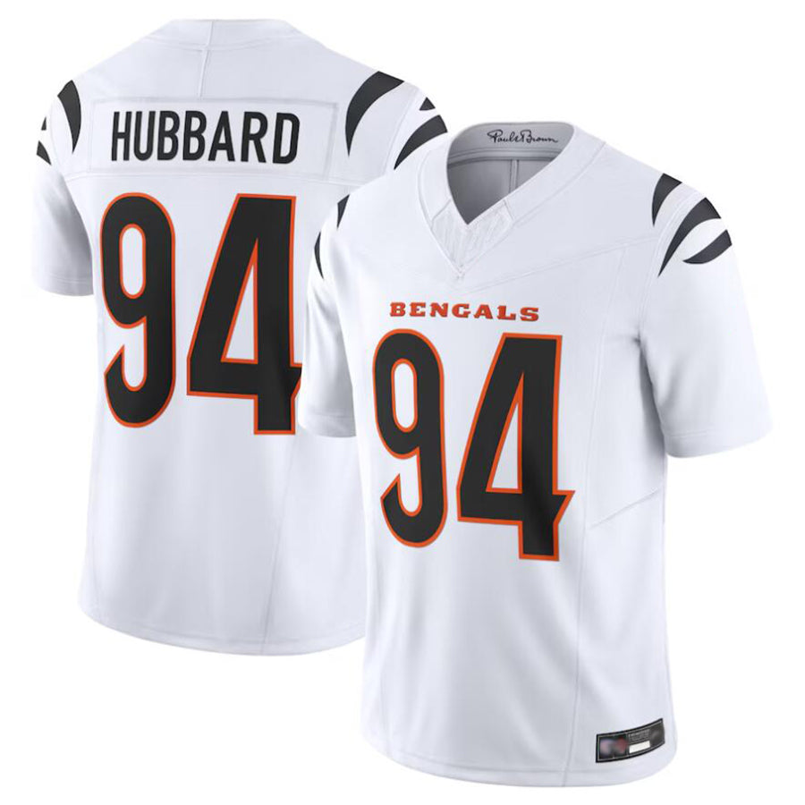 Yuxns C.Bengals #94 Sam Hubbard Player White Vapor F.U.S.E. Limited Stitched Jerseys