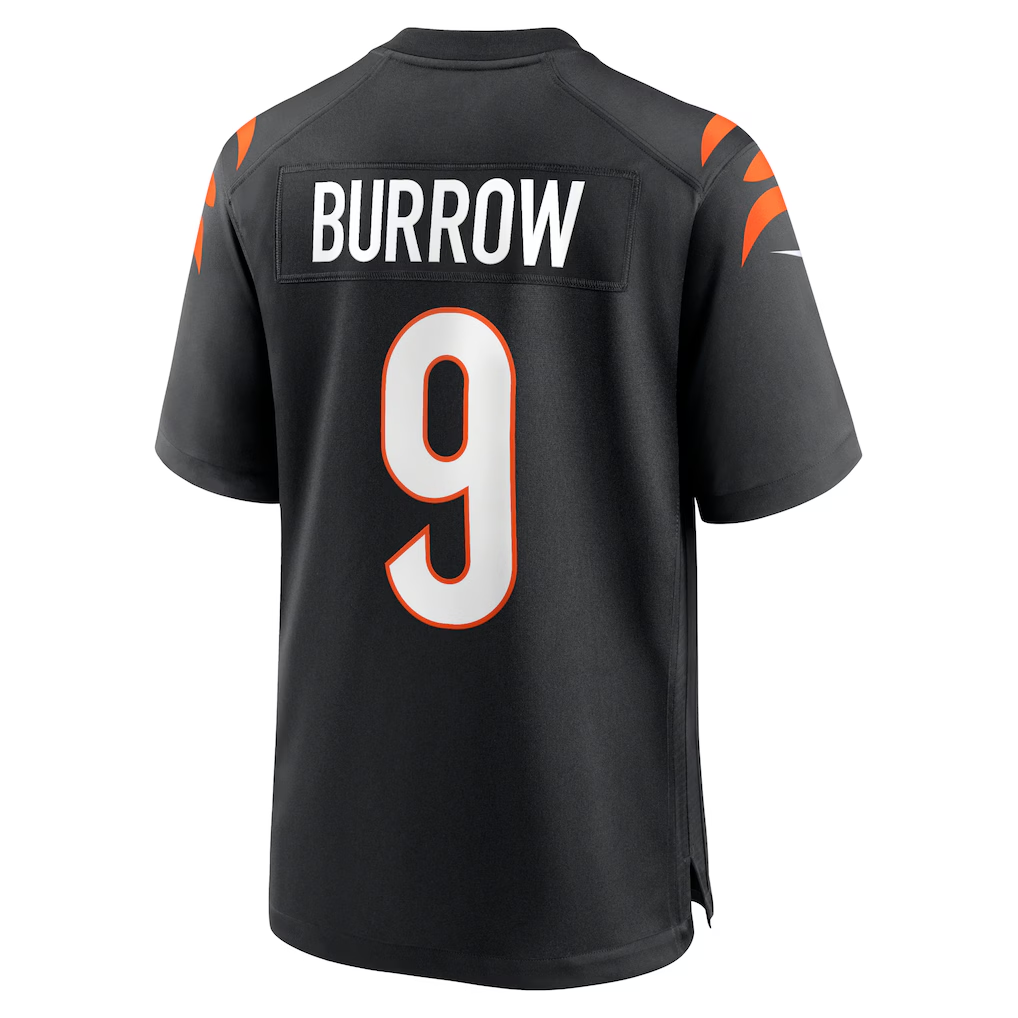 Yuxns C.Bengals #9 Joe Burrow Black Player Game Stitched Jerseys