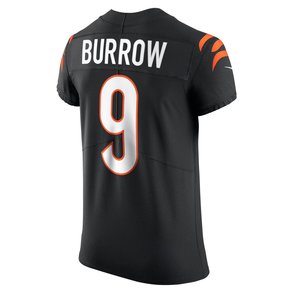 Yuxns C.Bengals #9 Joe Burrow Black Vapor Elite Stitched Jerseys