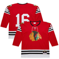 Yuxns C.Blackhawks #16 Bobby Hull Scarlet 1960-61 Power Play Jerseys