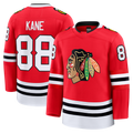 Yuxns C.Blackhawks #88 Patrick Kane Red Premium Jerseys