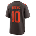 Yuxns C.Browns #10 Quinshon Judkins Player Brown Game Stitched Jerseys