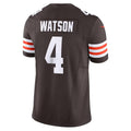 Yuxns C.Browns #4 Deshaun Watson Brown Vapor F.U.S.E. Limited Stitched Jerseys