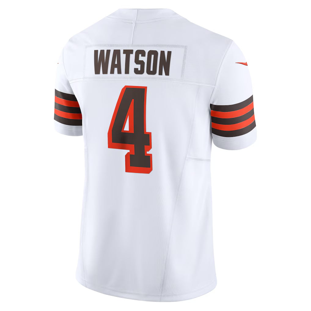 Yuxns C.Browns #4 Deshaun Watson White Vapor F.U.S.E. Limited Stitched Jerseys