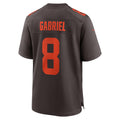Yuxns C.Browns #8 Dillon Gabriel Player Brown Game Stitched Jerseys