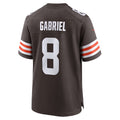 Yuxns C.Browns #8 Dillon Gabriel Player Brown Home Game Stitched Jerseys