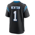Yuxns C.Panthers #1 Cam Newton Black Team Retired Game Stitched Jerseys