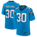 Yuxns C.Panthers #30 Chuba Hubbard Player Blue Game Stitched Jerseys