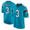 Yuxns C.Panthers #3 Princely Umanmielen Player Blue Game Stitched Jerseys
