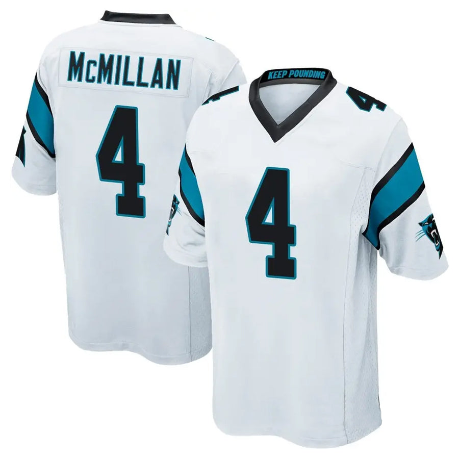 Yuxns C.Panthers #4 Tetairoa McMillan Player White Game Stitched Jerseys