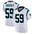 Yuxns C.Panthers #59 Luke Kuechly Player White Vapor Limited Stitched Jerseys