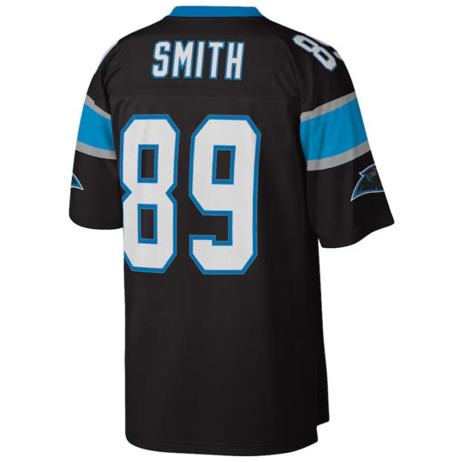 Yuxns C.Panthers #89 Steve Smith Black Legacy Replica Jersey American Stitched Jerseys