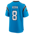 Yuxns C.Panthers #8 Jaycee Horn Blue Alternate Game Stitched Jerseys